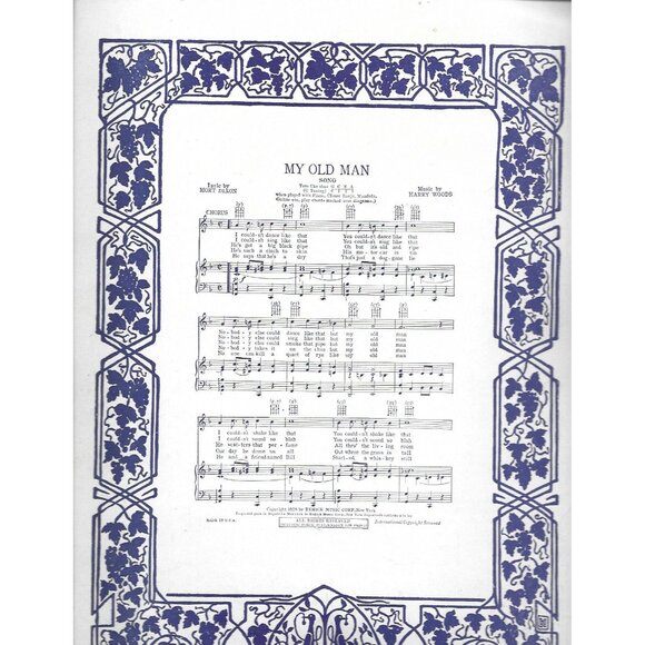 1928 Where the Shy Little Violets Grow Sheet Music Warren Kahn - Picture 2 of 3